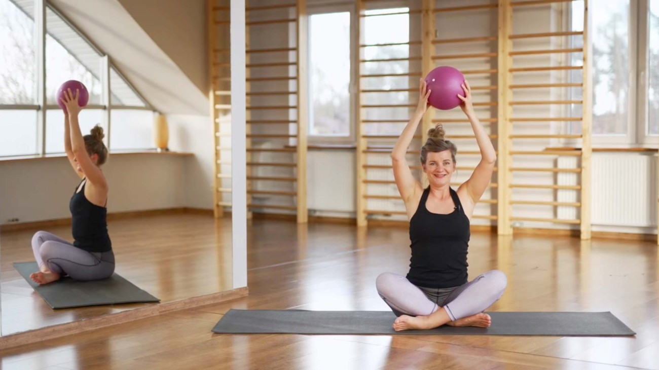 Pilates z piłką